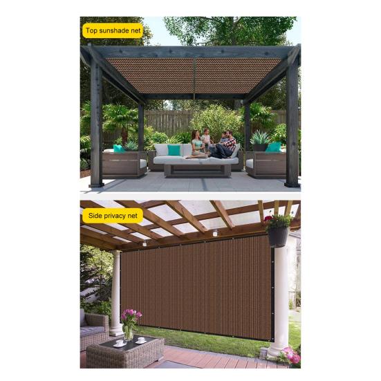 Солнцезащитная сетка, многоразовая сетка, тент, прочная на разрыв сетка от солнца с усиленными люверсами для сада, теплицы, патио, защиты от солнца на открытом воздухе