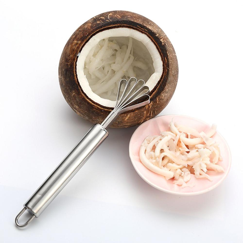 Slicer Stainless Steel Multi-Purpose Scraper Coconut Shaver Coconut Meat Remover Grater Fish Scaler
