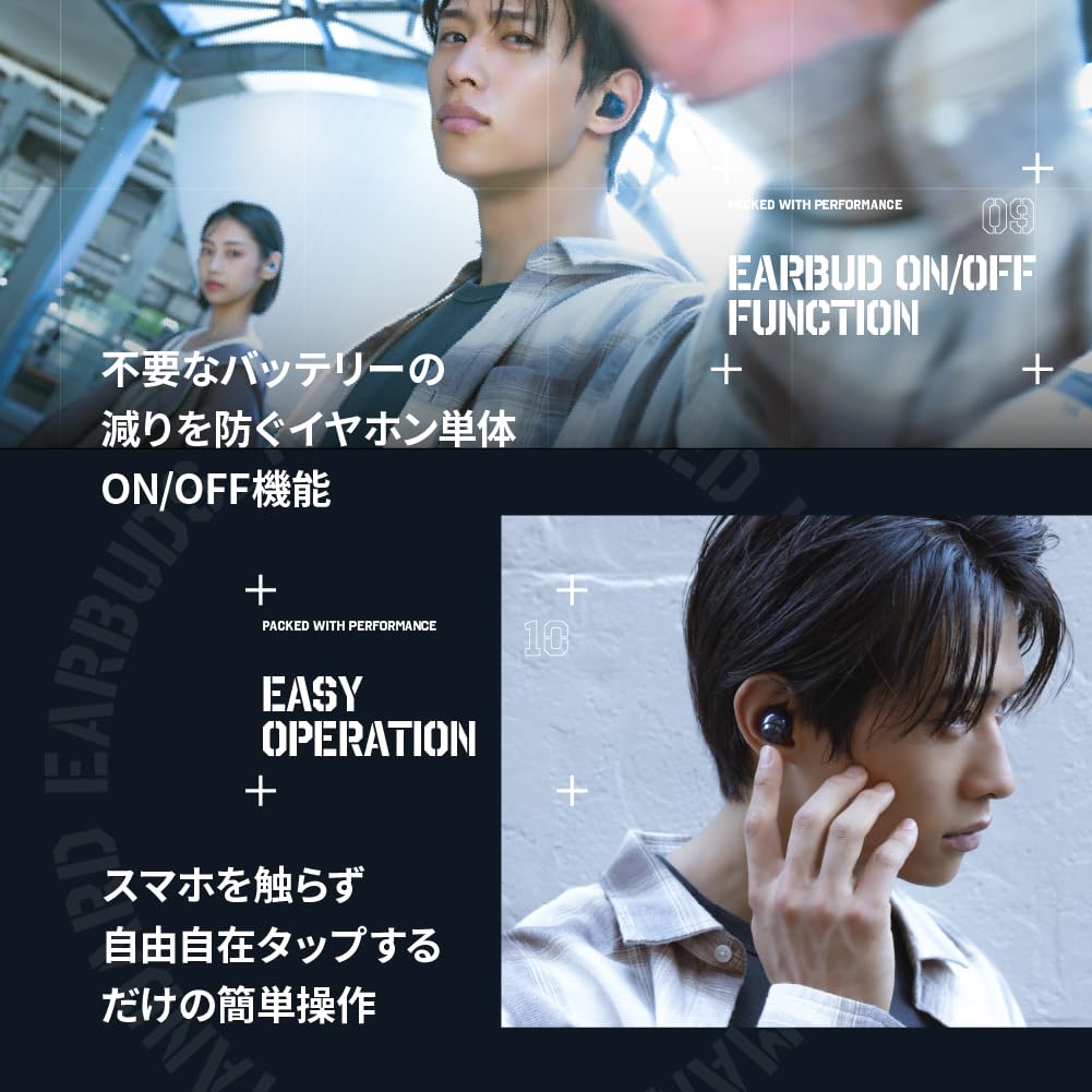 AVIOT Полностью беспроводные наушники с поддержкой высокого разрешения Bluetooth До 70 часов воспроизведения Адаптивное шумоподавление 3D-пространственный звук Беспроводная связь