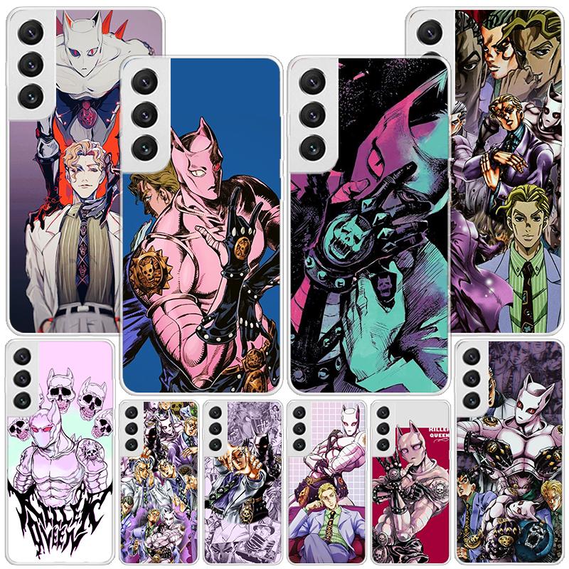 Чехол для телефона JoJo Killer Queen для Samsung Galaxy S26 S25 Edge S23 S24 Ultra S22 Plus S21 S20 FE Уникальный чехол Мягкий чехол Gal