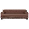 Brown Children's Sofa 90x53x30 Cm Faux Leather