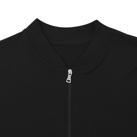 Мужская куртка Slim Fit с длинным рукавом на молнии, однотонная, весна-осень, повседневная бейсбольная форма, куртка для занятий спортом, повседневная одежда