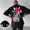 Dragon Ball Анимация Совместный Летний Новый Футболка Мужская Харадзюку Свободный Повседневный Уличный Тренд Хип-Хоп Короткий Рукав Родительский Топ