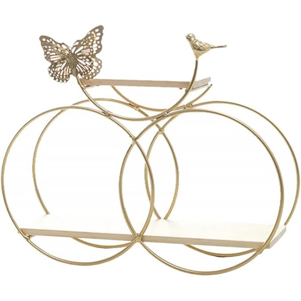 1 комплект настенных полок, винтажная плавающая полка с бабочками, декоративная геометрическая подвесная полка для специй для спальни, кухни, ванной комнаты, дивана, фонового настенного декора