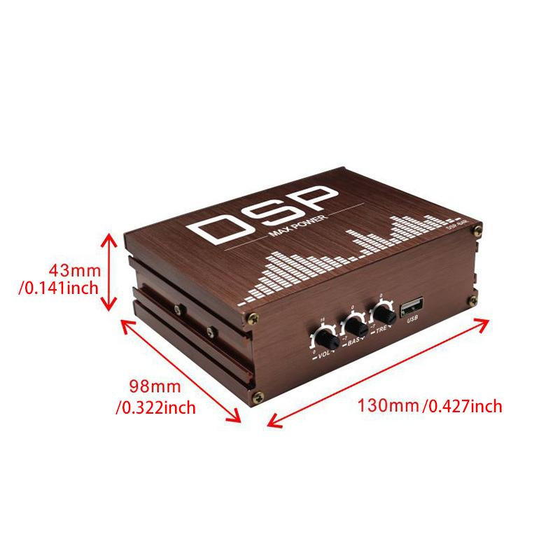 Android Navigation 4*50 Вт автомобильный радиоприемник DSP усилитель модифицированные колонки без потерь Android универсальный проводной автомобильный звук обновление процессор аудиосигнала