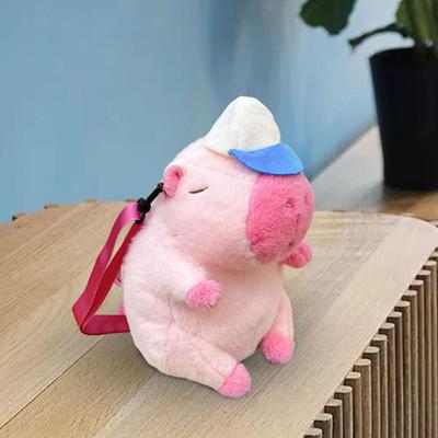 Рюкзак Capybara Plush - Стильная школьная сумка с принтом животных