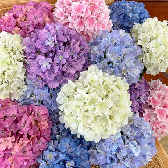 Искусственная гортензия Yousheng, искусственная гортензия с гибким стеблем, реалистичный долговечный искусственный цветок для цветочной композиции, домашнего декора, вечеринки, свадьбы