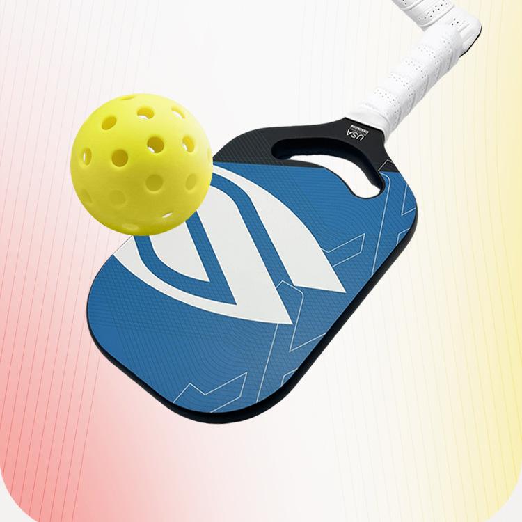 T700 Carbon Fiber Edgeless Pickleball Paddle Smile Hollow Cutout Thermoformed Integrated Design USAPA Standard Compliant Pro Tournament Paddle