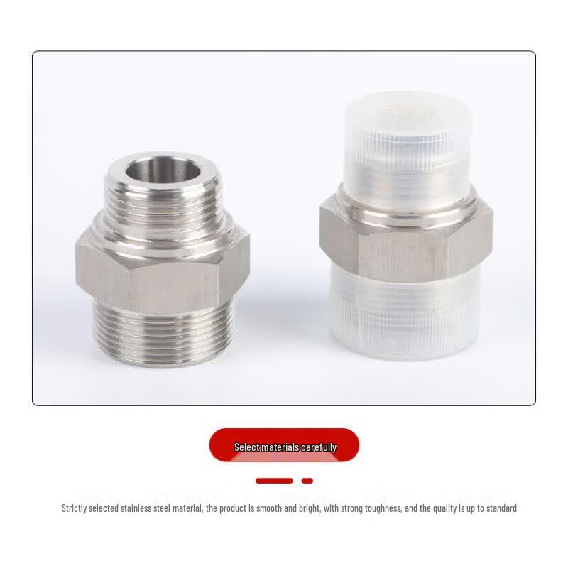 Stainless Steel Hex Reducing Male Thread Adapter