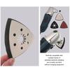 Multipurpose Precise 6 Hole Triangular Sanding Pad Plate 93mm Metal Core Design Suitable For Extended Tool Compatibility