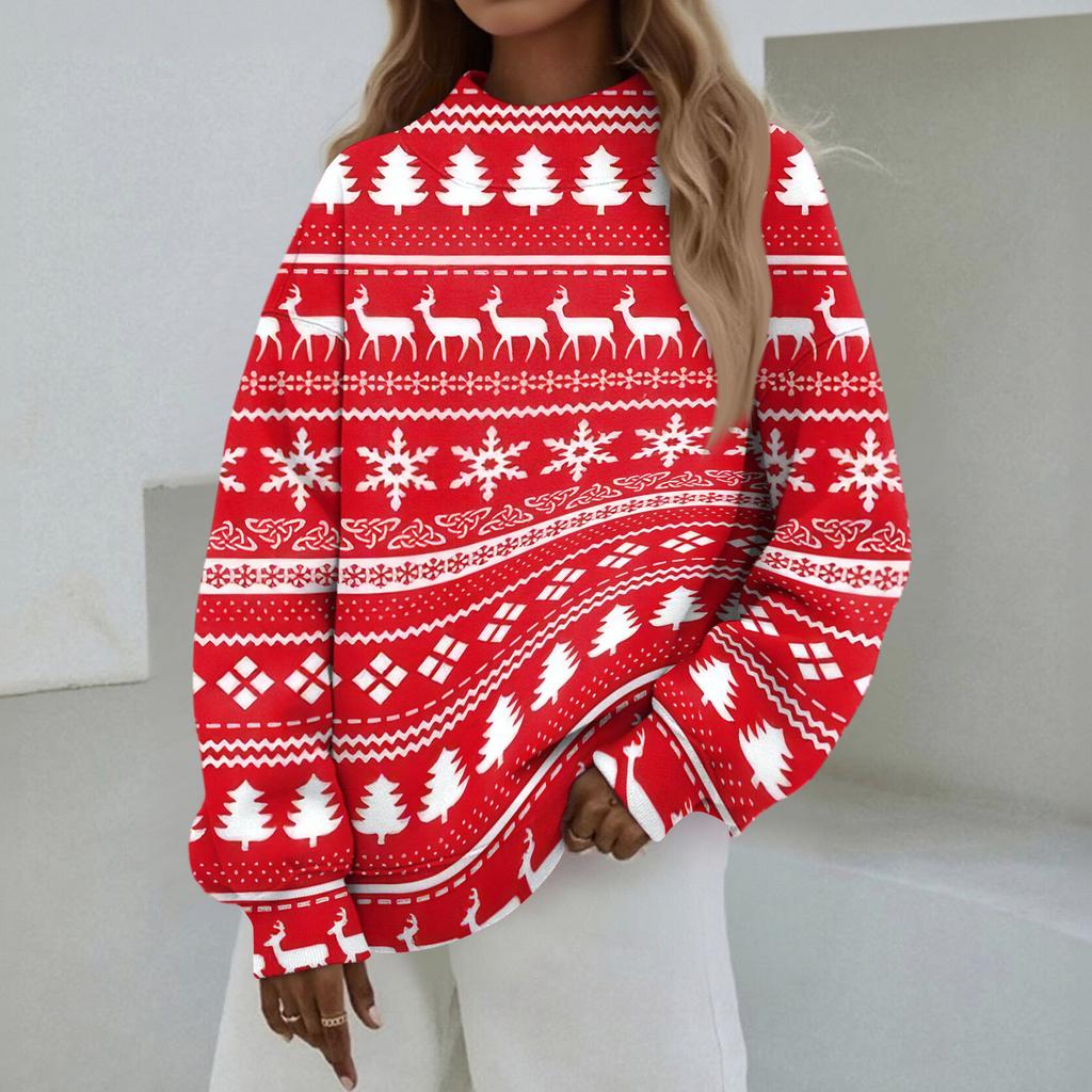 Женский свитшот с воротником-стойкой, осенний, удобный, оверсайз, нарядный пуловер, свитшоты без капюшона, уютные топы с высоким воротником