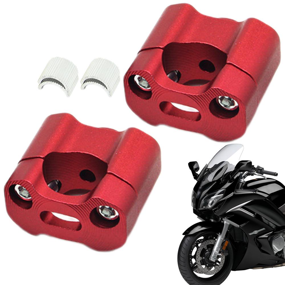 Мотоциклетные подъемы руля алюминиевый сплав 2 шт. адаптер зажима руля мотоцикла 22 мм подъемы руля зажим крепления руля