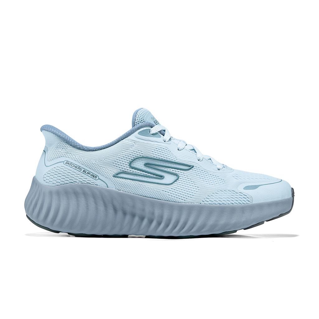 Skechers Серия Go Универсальные Удобная Ткань Низкие Беговые Кроссовки Женские Кроссовки Синий 129369-LTBL