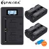 2000mAh NP-FM500H NP FM500H NPFM500H Camera Battery+LCD USB Dual Charger For Sony A57 A58 A65 A77 A99 A550 A560 A580 Battery
