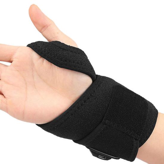 Грелка для большого пальца на запястье, регулируемая температура, Plug-Play, облегчение запястного канала, электрический подогрев, поддержка запястья