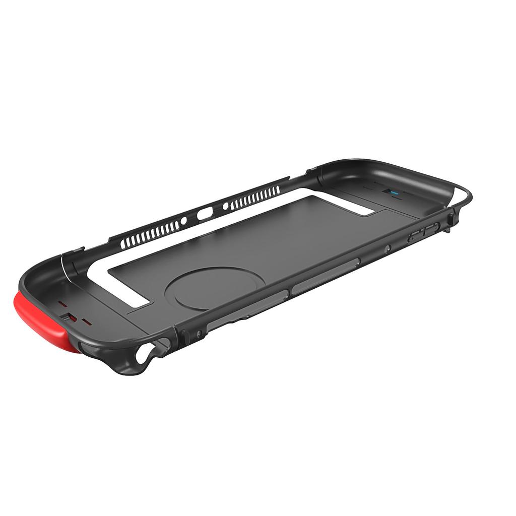 Switch 2 Transparent Case with 6 Interchangeable Grip Covers (3 Thickness Sets) - Anti-Slip Texture, Magnetic & Dock Compatible