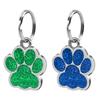 Pet Supplies Dog Paw Print Anti-lost Tag Zinc Alloy Loose Powder Pendant Accessories