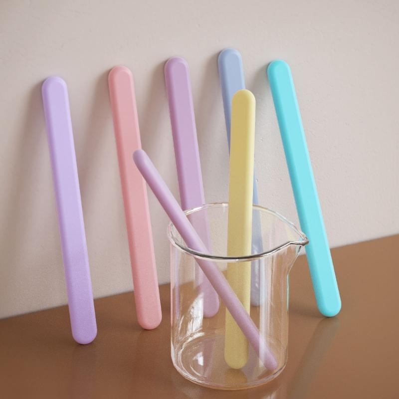 Гибкие силиконовые инструменты для перемешивания Компактная и прочная силиконовая палочка для перемешивания смолы для моделирования и художественных проектов