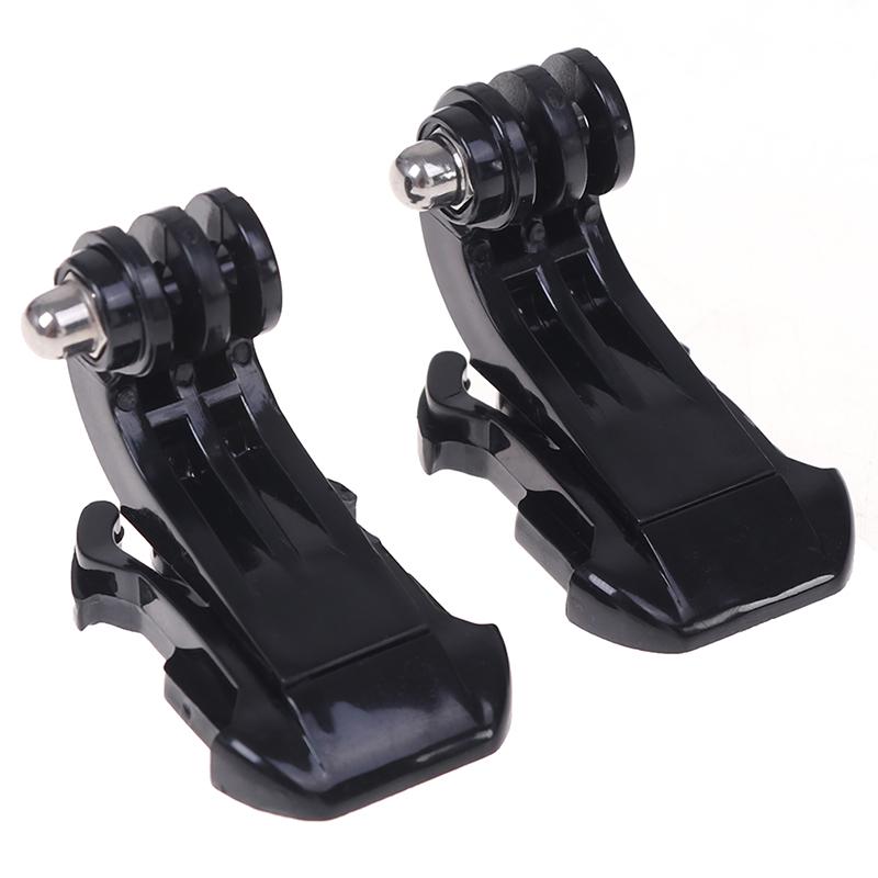 2 Pcs J-Hook Buckle Surface Mount Accessories Action Camera Helmet Fixed Base