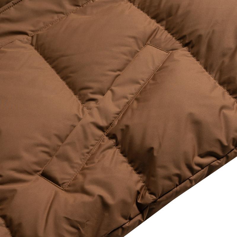 Nike Water-Resistant Hooded Duck Down Outdoor Warm Casual Jacket Men Jacket Mousse-Forest-Brown IB2974-235