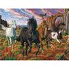 Полный круглый дрель Алмазная вышивка Продажа Лошадь Пейзаж 5D DIY Алмазная картина Вышивка крестом