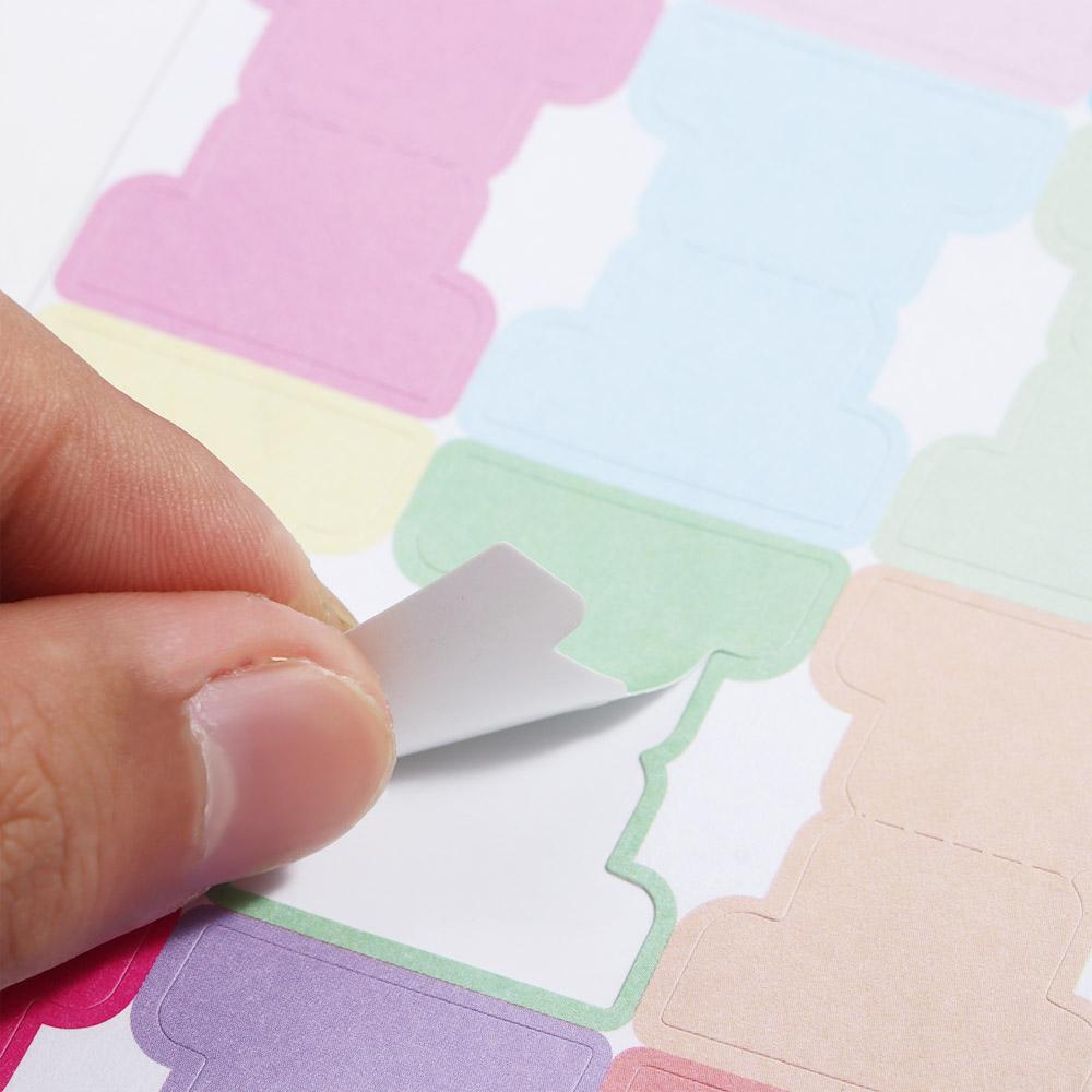 Planner Notebook Self-adhesive Paper Tabs Index Label Sticker Book Pages Markers Index Tab Flags