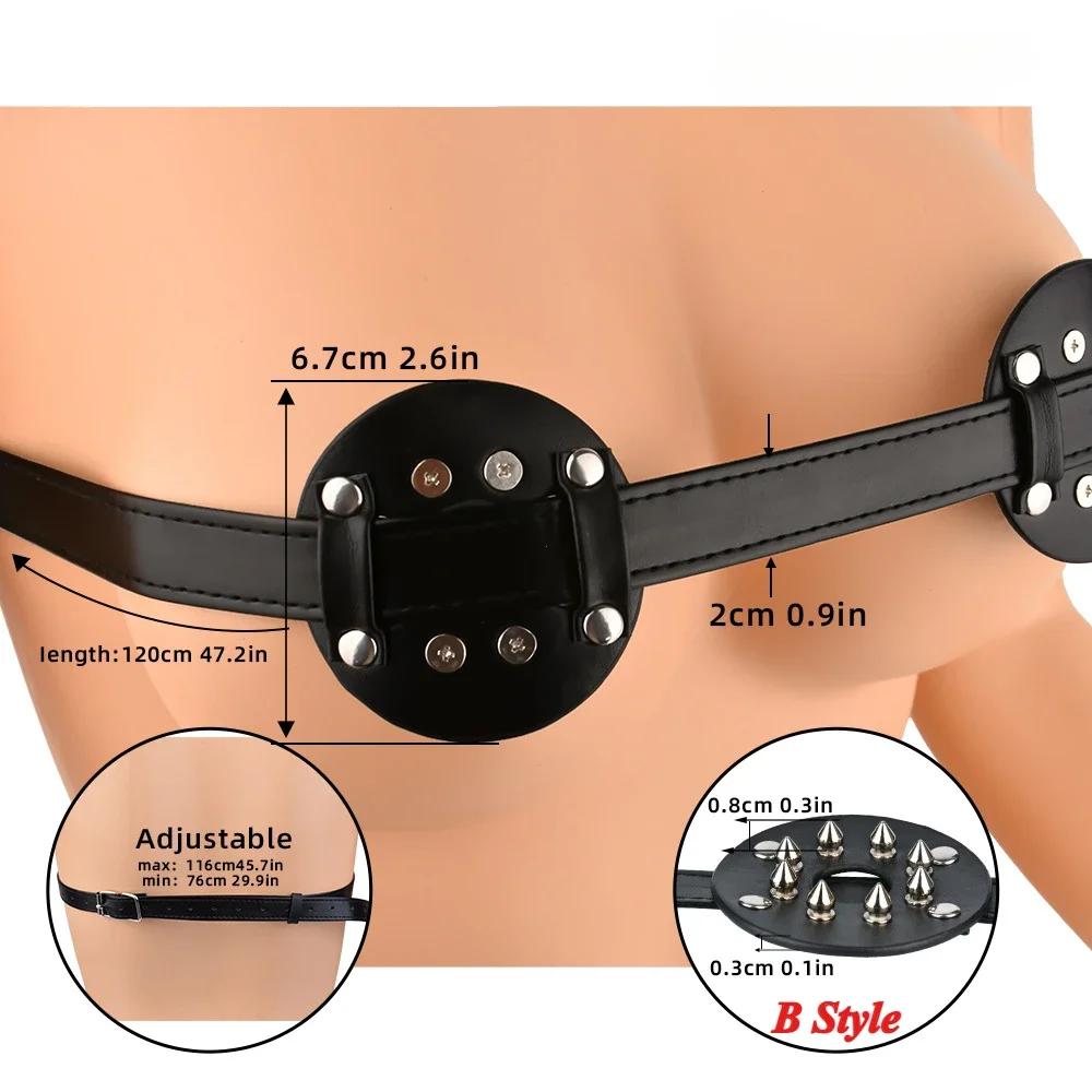 Бра-портупея, нагрудные ремни, зажимы для сосков, шипованный бандаж для груди, кожаные наручники для пары, секс-игрушки для женщин и мужчин