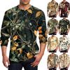 Men's T Shirt O-Neck Clothing Apparel Outdoor Long Sleeve Print Fashion Designer Vintage