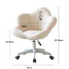 Офисное кресло Formwell Home Office Chair с обивкой средней высоты, современным дизайном, стеганой спинкой, поворотным механизмом и регулируемой высотой, обивкой из овечьей шерсти.
