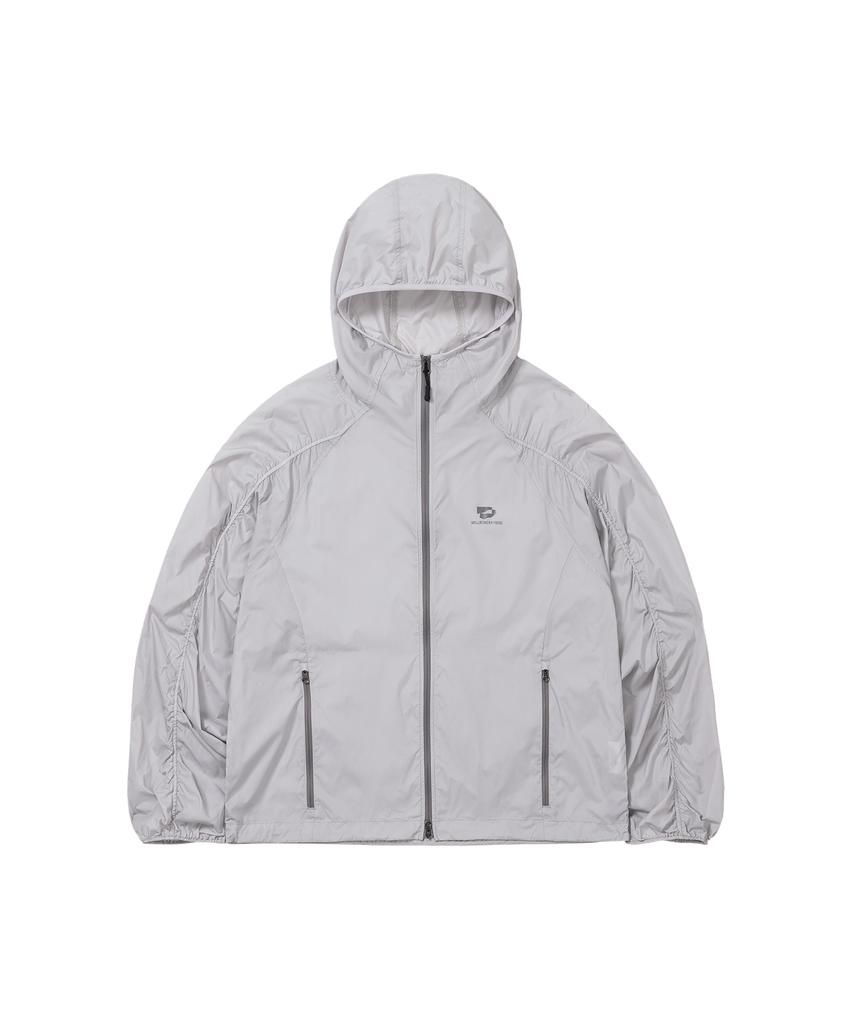 Windbreaker Wellbeing Express из легкого нейлона, теплый серый