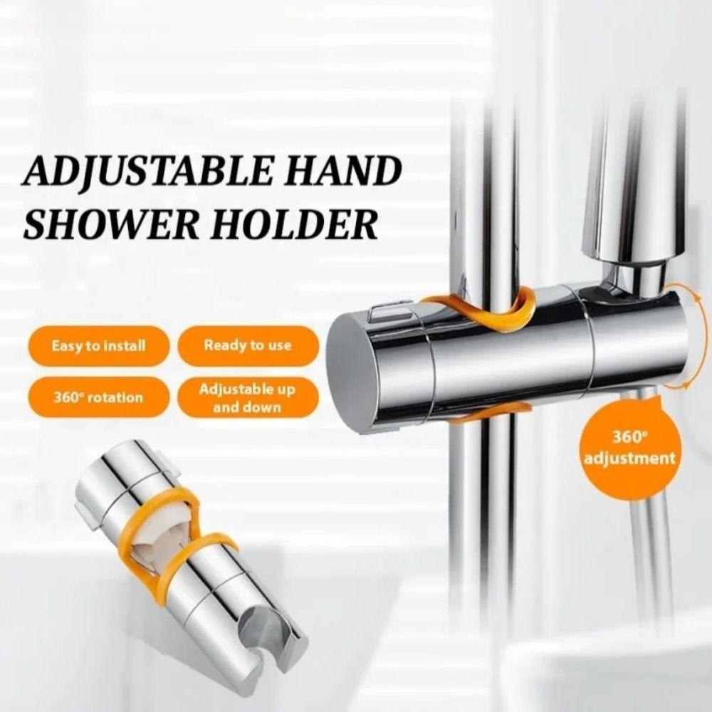 Strong Adhesive Backing Punch-Free Shower Head Bracket Daily Comfort Improvement
