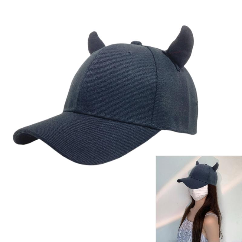 Декоративная роговая дышащая бейсболка для женщин, взрослых, спортивная шляпа для активного отдыха на открытом воздухе