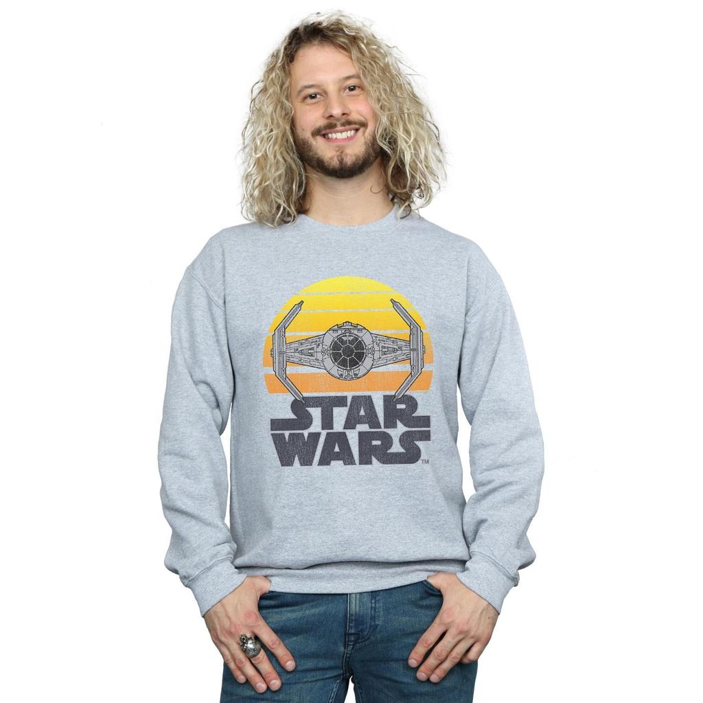 Star Wars Mens Sunset TIE Fighter Sweatshirt
