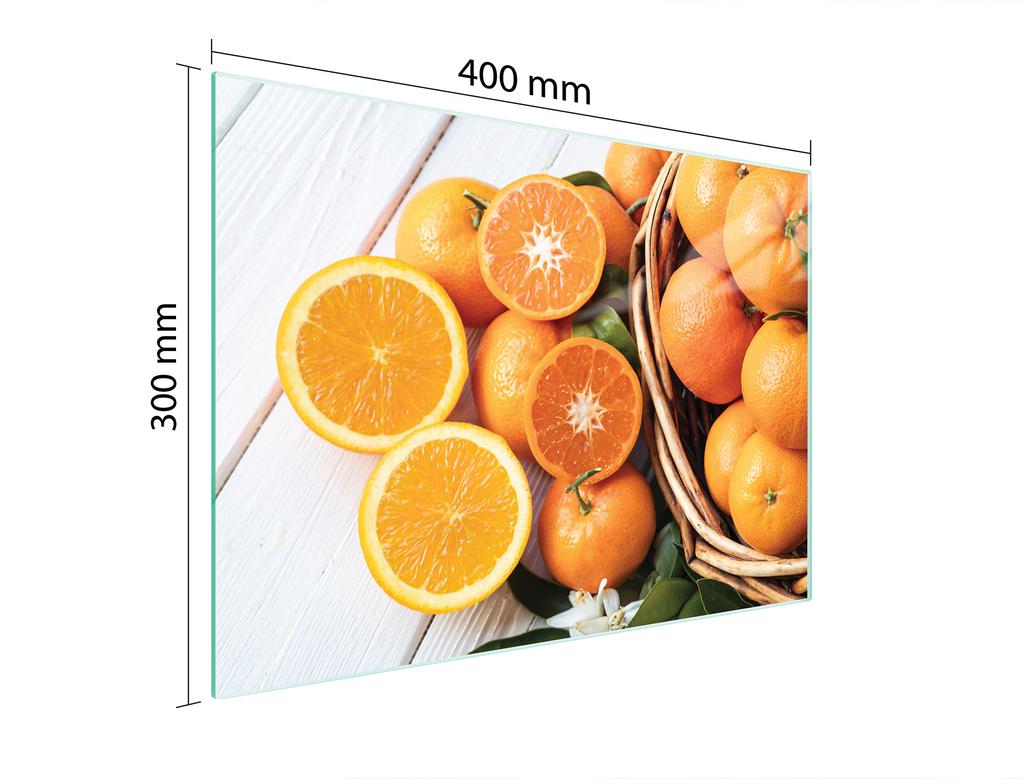 СТЕКЛЯННАЯ ДОСКА ДЛЯ НАРЕЗКИ 40x30 ФРУКТЫ