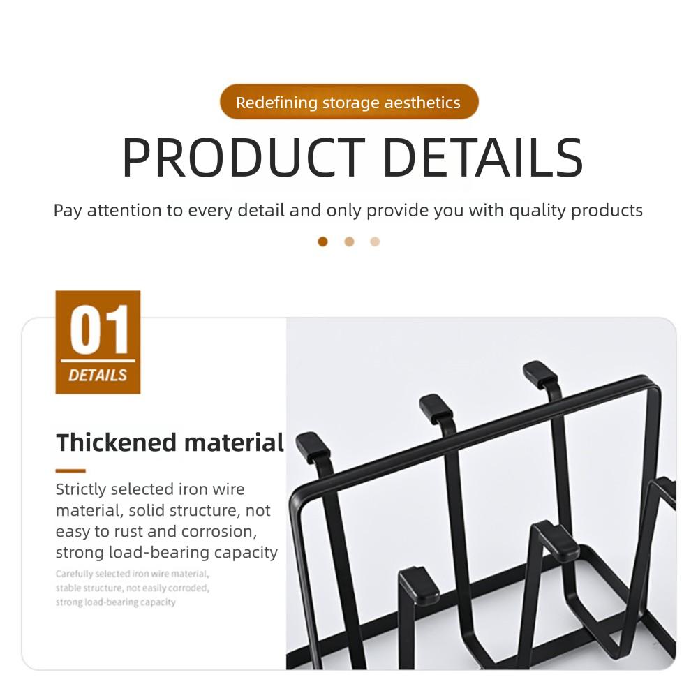 Drying Shelf Home Storage Mug Hooks Metal Cup Drying Rack with 6 Hooks Non-Slip Silicone for Mugs, Glasses, and Bottles