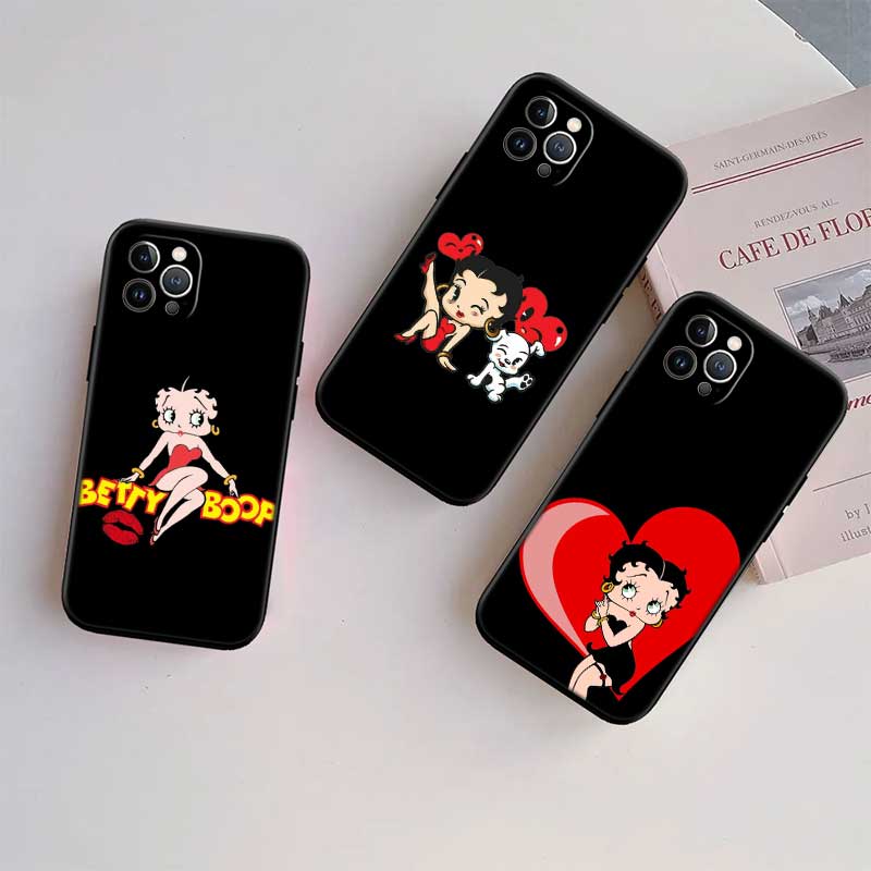 RE11 B-Bettys Pattern B-Boops Case for Motorola Edge 60 60s 70 G86 G56 G54 E14 G04S G45 G54 G64 S30 S50 X30 X40 X50 Pro Power