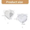 Creative Heart Shaped Silicone Mold Candle Cups and Planter Making Mould Epoxy Resin Candle Holder Decoration Mould