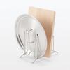 MUJI Stainless Steel Kitchen Stand, Silver, Approx. W10 x D205 x H15cm, MCC63A2S