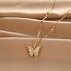 Butterfly Necklace Women'S High Value Light Luxury Trend Temperament Same Neck Chain