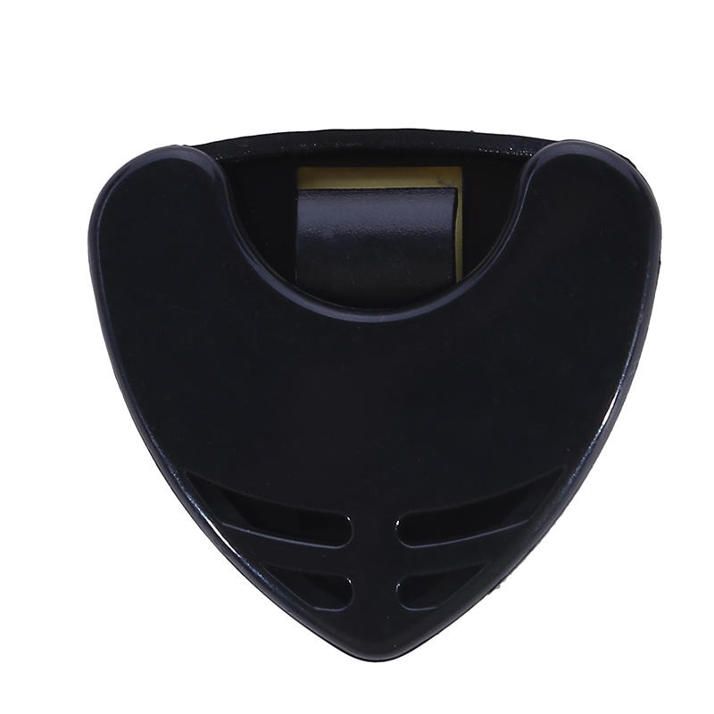 Держатель медиатора для гитары, пластиковый чехол для медиатора, быстрое хранение, самоклеющиеся аксессуары для инструментов треугольной формы