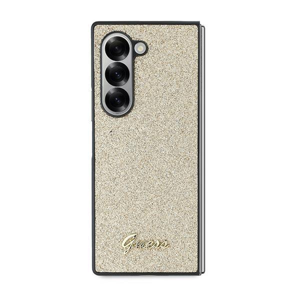 Etui do Samsung Galaxy Z Fold6 Guess Glitter Script Złote