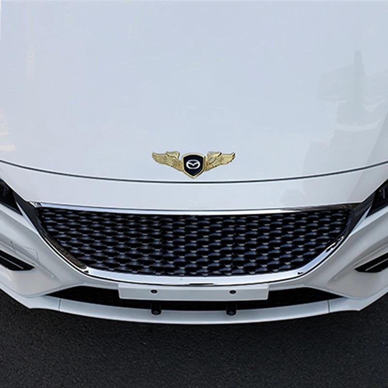 For Mazda 6 2 3 5 CX3 CX5 CX7 CX9 MX3 MX5 RX7 Axela Atenza Protege Car Hood Bonnet Cover 3D Emblem Sticker Exterior Decoration GF1