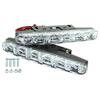 AYW 2x ксеноновые белые 6 светодиодов Super Bright DRL Дневные ходовые огни Противотуманные фары
