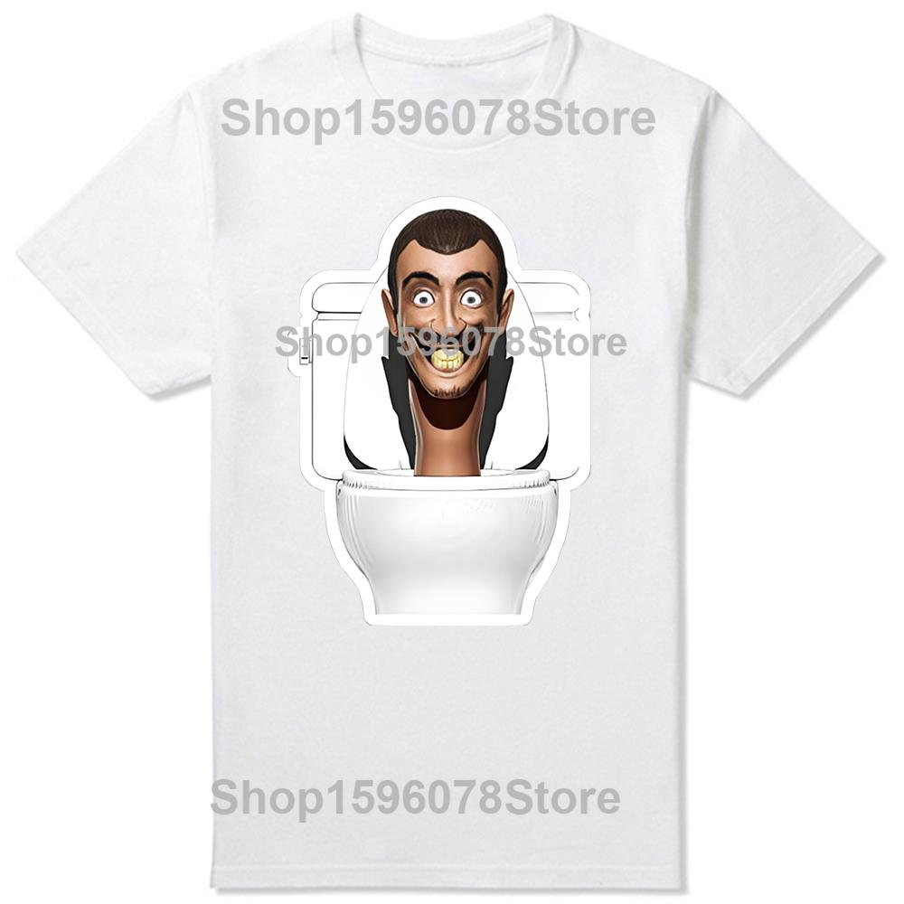 Скибиди Туалет Туалетный Человек Смешной Мультяшный Мультивселенная Футболки Унисекс Летние Топы Принт Оригинальный Дизайн Подарки Футболка Уличная Одежда