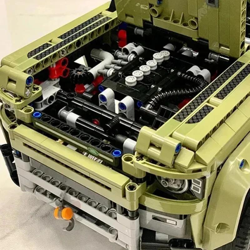 2573PCS Technical Land Off-road Defender Classic Car Building Blocks 42110 Set Model MOC Vehicle Toys Bricks для мальчиков, подарок для взрослых