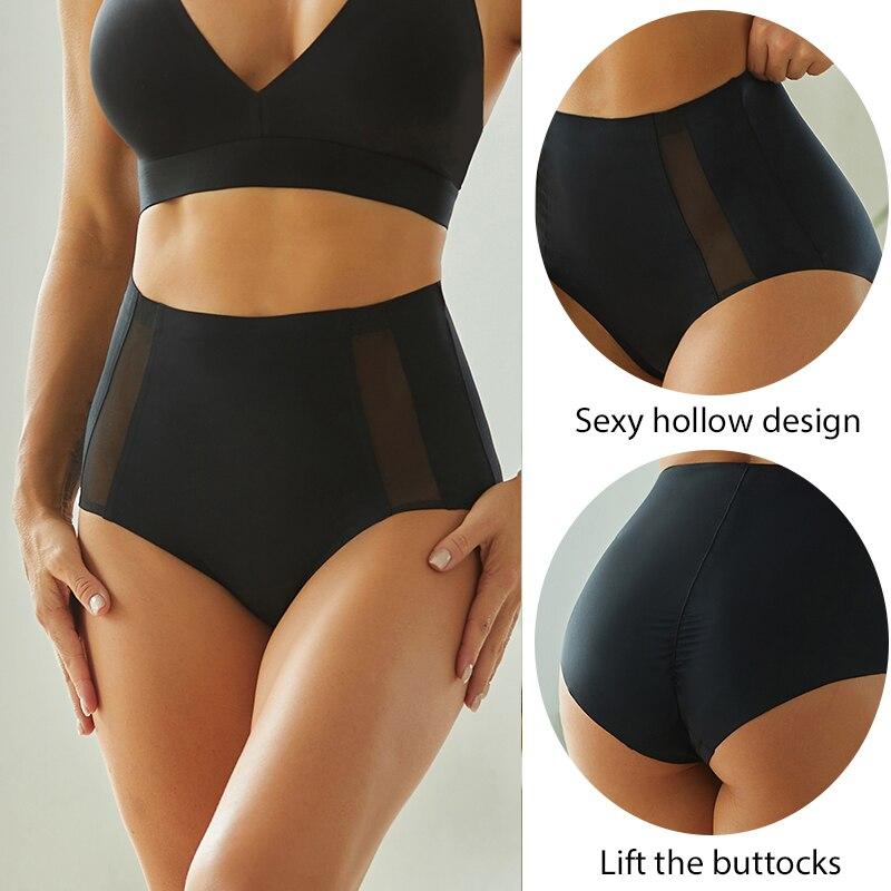 FINETOO Трусики для увеличения ягодиц, тренажер, бесшовный компрессионный корсет для живота, трусики с высокой талией, дышащие трусики с контролем живота, тонкий корсет для бедер