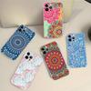 Рисунок Мандалы Для iPhone 11 12 13 14 15 16 17 Pro Max Plus 13 Mini Силиконовый Мягкий Прозрачный Задник