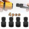 4 шт. спиральные адаптеры для крана, садовые бытовые водопроводные трубы, быстроразъемные соединения для шлангов, детали системы полива сада, 1/2 дюйма