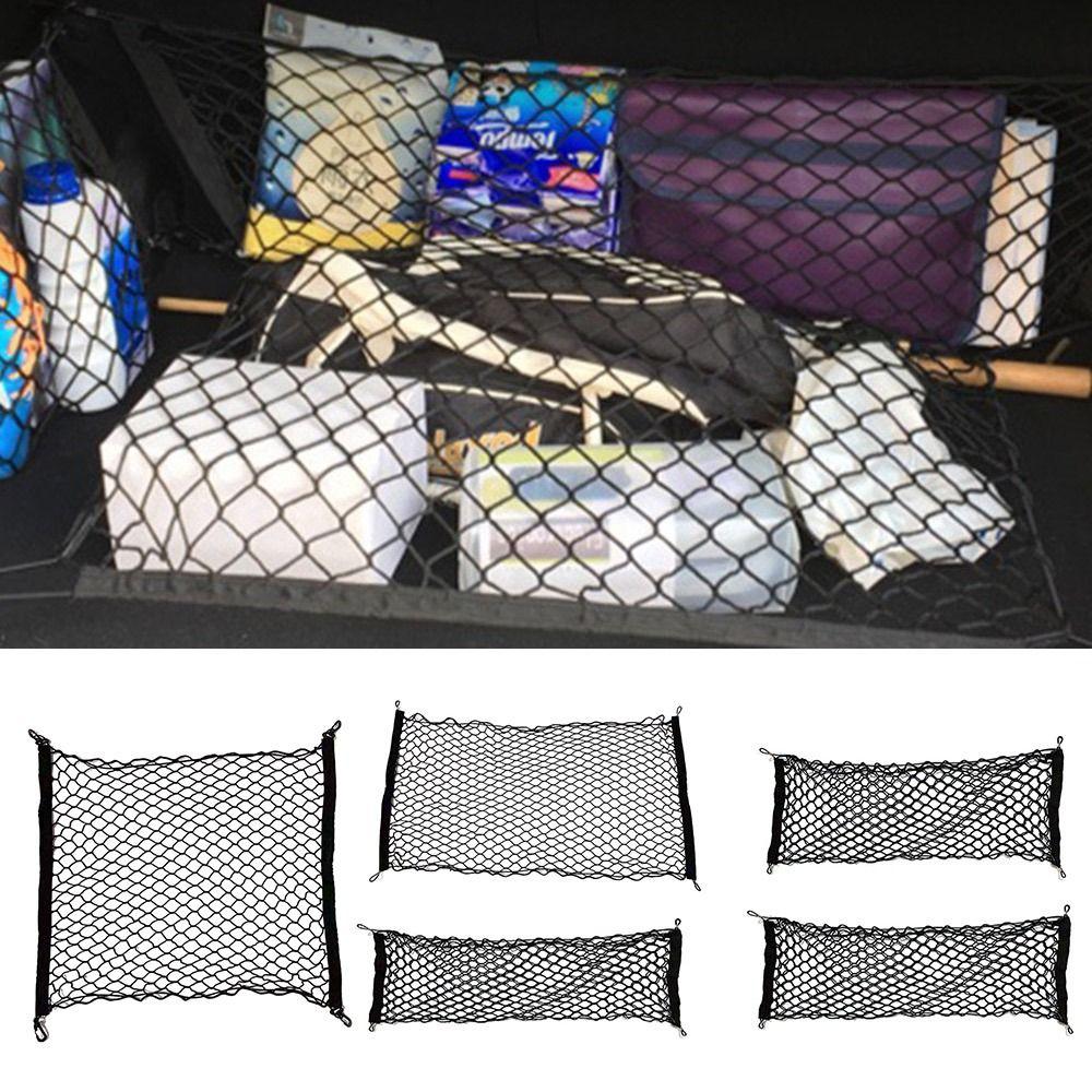 Карманный сетчатый карман для фургона, грузовика, украшение для салона автомобиля, органайзер для хранения багажа, сетка для багажника автомобиля