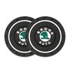 BATJ9 2pcs Carbon fiber Car Coasters Non-Slip Pad Water Cup Drink Mat For Skoda Octavia A5 A2 VRS Vision Kodiaq Rapid Fabia VII Superb
